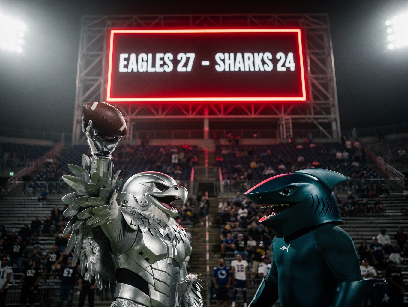 Eagles vs Sharks final score